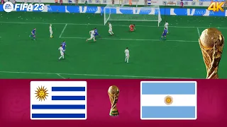 FIFA 23 - URUGUAY vs ARGENTINA - FIFA WORLD CUP FINAL - FULL MATCH | NEXT GEN GAMEPLAY PC