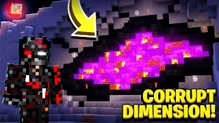 CORRUPT STEVE CREATED THE CORRUPT DIMENSION! (Scary Survival EP40)