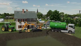 Pompage Terrassement inondé | Travaux publics | Farming Simulator 22