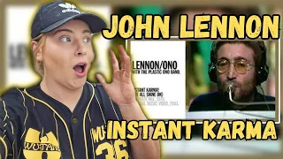 AMAZING!| FIRST TIME HEARING John Lennon - Instant Karma (We All Shine On) REACTION