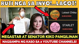 LATEST CHIKA AT STARLET - SINAMPAHAN  NG KASO NI SEN KIKO PANGILINAN SA DOJ! DAHIL SA MGA FAKE NEWS!