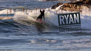 RYAN SOFTBOARDS PEE WEE + FUTURES T1 TWIN FIN REVIEW