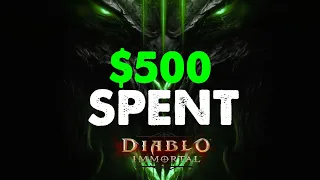 I SPENT $500 in Diablo Immortal And This is What I Got