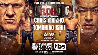 AEW Dynamite 23.11.2022 Chris Jericho vs Tomohiro Ishii highlights