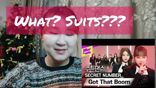 ✨GOT THAT BOOM✨ Secret Number ✨SUIT DANCE PERFORMANCE REACTION what to expect 🤔🤔🤔  #SecretNumber