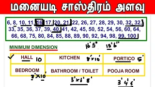 room dimension as per vasthu | vasthu in tamil | manaiyadi sasthram vasthu | மனையடி சாஸ்திரம் அளவு