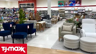 TJ MAXX SHOP WITH ME FURNITURE TABLES CHAIRS EASTER SPRING HOME DECOR SHOPPING STORE WALK THROUGH