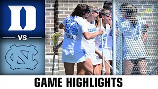 Duke vs North Carolina Game Highlights | 2024 ACC Women's Lacrosse