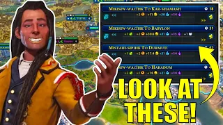 Civ 6 | Are These The Best Trade Routes You've Ever Seen? – (#2 Deity Cree Civilization VI)