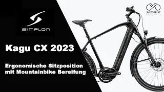 Ergonomische Sitzposition mit Mountainbike Bereifung | Simplon Kagu CX  2023 | Switchbike Bornemann