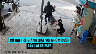 Lời kể của cô gái trẻ giành giật với nhóm cướp, lấy lại xe máy