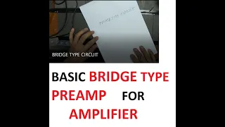 Simple bridge circuit for power amplifier