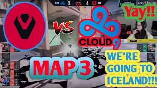 Kyedae Reacts to SEN  Vs CLOUD9  !! MAP 3 !! WINNER to ICELAND