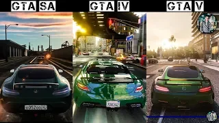 GTA 5 MVR VS GTA 4 Ultimate Excellent ENB VS GTA SA DirectX 2.0 + INSANITY Graphics Comparison - #1