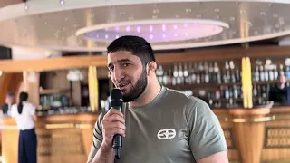 Сильная речь Садулаева на банкете сборной Дагестана.