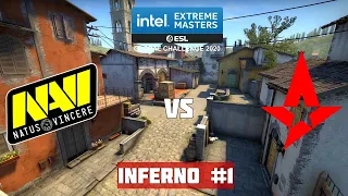 ПОЛУФИНАЛ. NAVI vs ASTRALIS. MAP-1 INFERNO. IEM GLOBAL CHALLENGE 2020