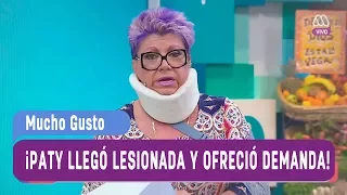 ¡Paty llegó lesionada y demandará al panel! - Mucho gusto 2017