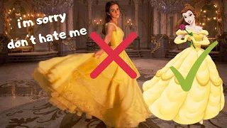 the problem with belle's dress 😶🥀⚜️