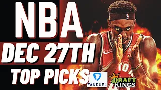 NBA dfs DraftKings Fanduel Prize Picks Tuesday 12/27/2022