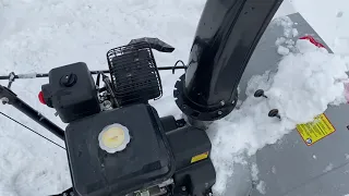 EXHAUST ON THE SNOW CLEANER. Ejector Heater