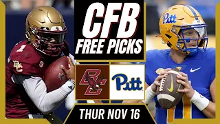 BOSTON COLLEGE vs. PITTSBURGH CFB Picks & Prediction | College Football Free Picks Today