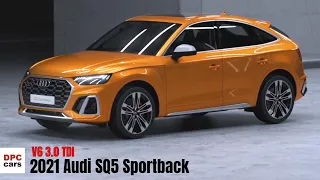 2021 Audi SQ5 Sportback V6 3.0 TDI Fuel Efficient SUV Horsepower