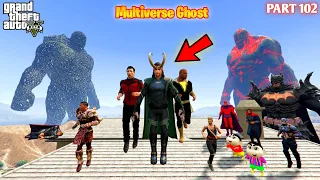 Multiverse Ghost Can Loki Save Franklin Shang Chi Black Adam in GTA5 #102