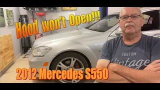 S550 W221 Mercedes Hood Won't Open