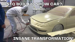RESTORING an ACURA INTEGRA in 7 MINUTES | Resto Build to Show Car