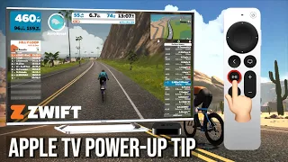 Swift Zwift Tip: Apple TV Power-Up Tip! ⏯