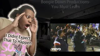 First Time To Boogie Down Productions - You Must Learn|REACTION!!!#reaction #roadto10k