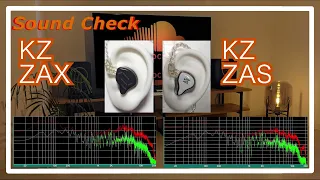 KZ ZAX vs KZ ZAS [ IEMs Chinese In-Ear headphones Sound Comparison 中華イヤホン音比較]