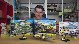 Der erste Düsenjet der Welt und seine Freunde! Messerschmitt-Flieger von Cobi® 5716, 5721 & 5727