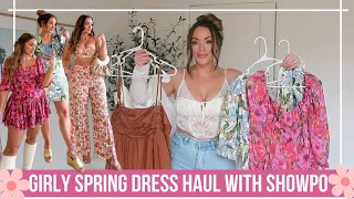 Girly Spring Dress Haul | Showpo sizing &  Spring Vacay Outfits