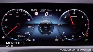 MERCEDES A180/A200/A250/A35/A45s accélération 0-100 0-200km/h