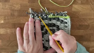 Mosaic Crochet (Envelope Border) - Special Round / Sl sts round (part 1)