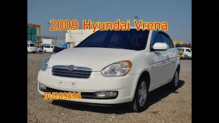 2009 Hyundai Verna used car inspection for export (9U289896),carwara 카와라 베르나 수출