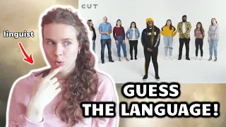 LINGUIST Guesses What Language People Are Speaking | Lineup Cut REACTION