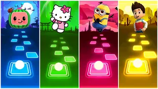 Cocomelon - Hello Kitty - Paw Patrol - Minions - Tiles Hop EDM Rush