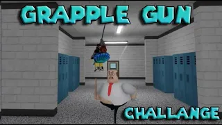 GRAPPLE GUN CHALLANGE!!! GREAT SCHOOL BREAKOUT! (First Person Obby)