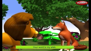 Fox and Lion | Jataka Tales in English | Moral Stories For Children in English