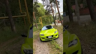 Mazda rx8  новый цвет лайм 👍как вам цвет на этой гонке ?#перекупы #покраска #jdm #челябинск #mazda