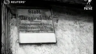 GERMANY: Torrential rain and floods in Saxony: (1927)