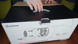 Unboxing Пылесос от Hofmann VC400BK/HF