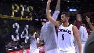 Kevin Love RIDICULOUS 34 Point Quarter l 11.23.16