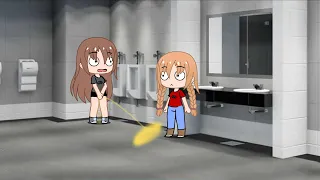 Gacha Omorashi bathroom incident