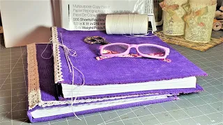 HOW TO BIND A BIG STACK OF FULL PAGES in One JUNK JOURNAL:! Pt 2: Easy Tutorial! The  Paper Outpost