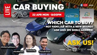 Weekly LIVE Car Buying Q&A | Evomalaysia.com (22/4/2024)