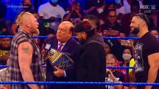 Roman Reigns and Brock Lesnar (Full Segment) WWE Smackdown 9/10/21