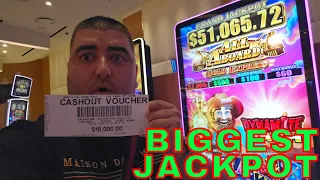 My BIGGEST JACKPOT Ever On All Aboard Slot Machine